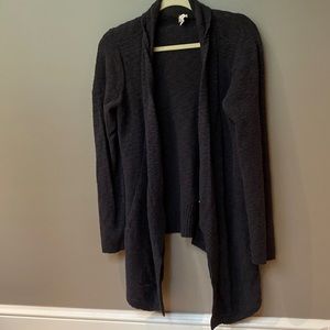 Eileen fisher, medium, dark charcoal cardigan